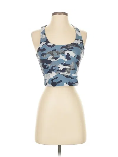 Pre-owned Aqua Tank Top Blue Tops