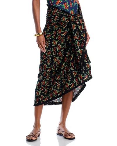 Aqua The White Lotus X  Swim Sarong Swim Cover-up - Exclusive In Multi
