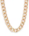 Aqua Hammered Nugget & Chain Link Pendant Necklace In Gold Tone, 21-24 - 100% Exclusive In Gold