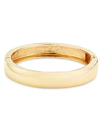 Aqua Thick Hinged Bangle Bracelet - 100% Exclusive In Gold