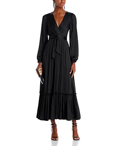Aqua Tie Waist Maxi Dress - 100% Exclusive In Black