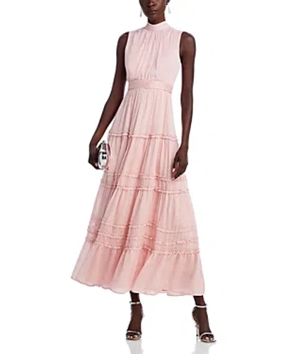 Aqua Tiered Sleeveless Maxi Dress - 100% Exclusive In Pink