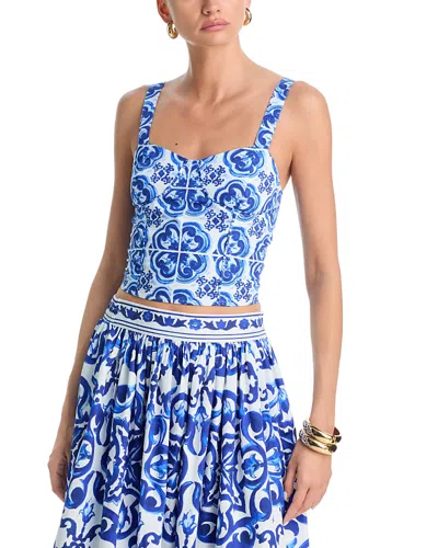 Aqua Tile Tank Top - Exclusive In Blue