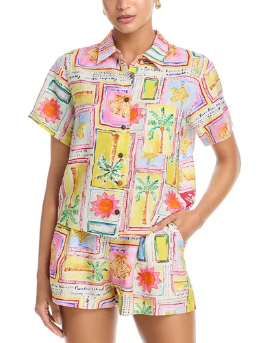 Aqua Tile Top - Exclusive In Multi