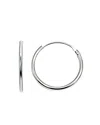 Aqua Tiny Hoop Earrings In 18k Gold-plated Sterling Silver Or Sterling Silver - Exclusive In Silver