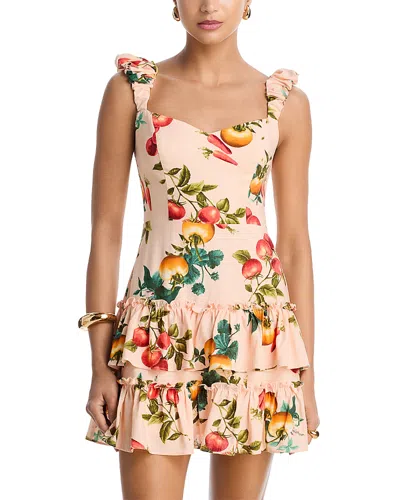 Aqua Tomato Mini Dress - Exclusive In Multi