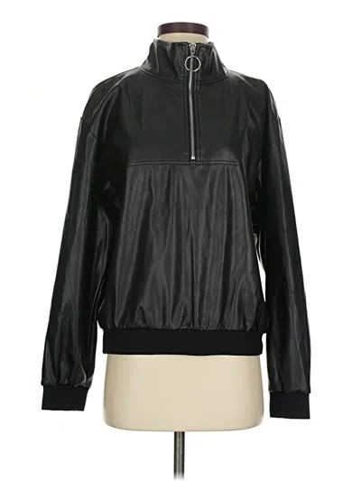 Pre-owned Aqua Track Jacket In Black