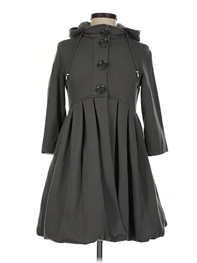 Pre-owned Aqua Trenchcoat In Gray