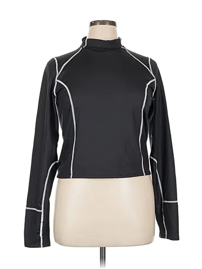 Pre-owned Aqua Turtleneck Sweater In Black