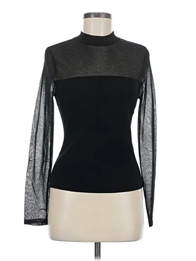 Pre-owned Aqua Turtleneck Sweater In Black