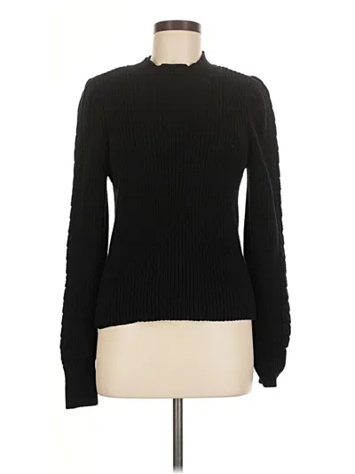 Pre-owned Aqua Turtleneck Sweater In Black