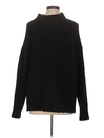 Pre-owned Aqua Turtleneck Sweater In Black