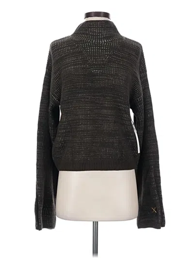 Pre-owned Aqua Turtleneck Sweater In Black