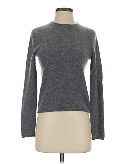 Pre-owned Aqua Turtleneck Sweater In Gray