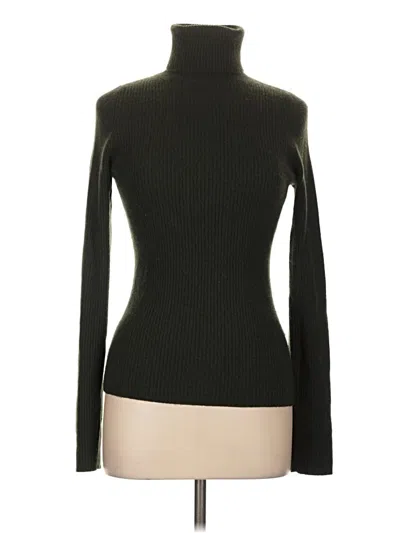 Pre-owned Aqua Turtleneck Sweater In Green