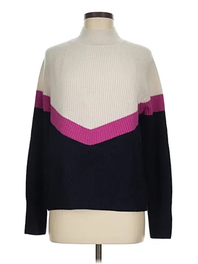 Pre-owned Aqua Turtleneck Sweater In Purple