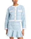 AQUA TWEED JACKET - EXCLUSIVE