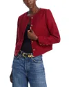 Aqua Tweed Jacket - Exclusive In Mahogany
