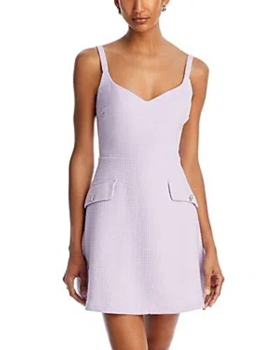 Aqua Tweed Mini Dress - 100% Exclusive In Lilac