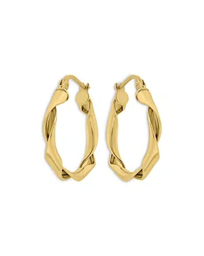 Aqua Twist Hoop Earrings In 18k Gold Plated Sterling Silver - 100% Exclusive