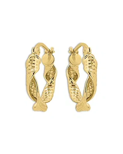 Aqua Twist Hoop Earrings In 18k Gold Plated Sterling Silver - 100% Exclusive