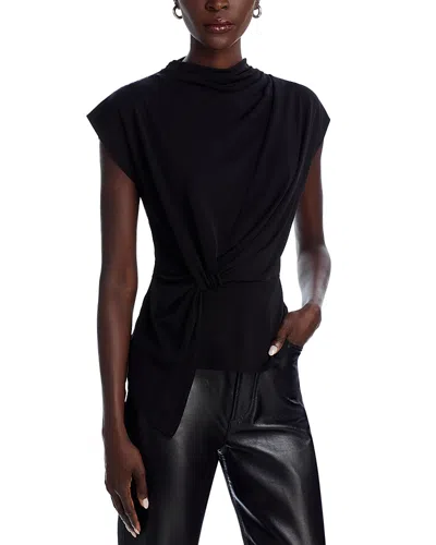 Aqua Twisted Top - Exclusive In Black