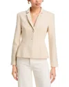 Aqua Two Button Jacket - Exclusive In Brown