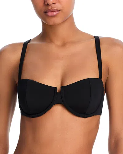 Aqua Underwire Bikini Top - Exclusive In Black