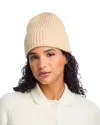 Aqua V Fraas Solid Rib Knit Cuff Hat - Exclusive In Neutral