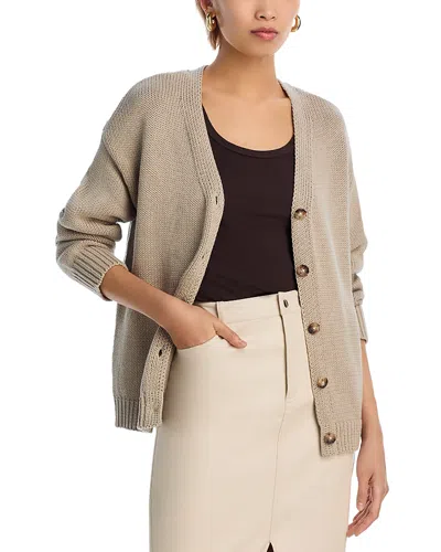 Aqua V Neck Cardigan - Exclusive In Cuban Sand