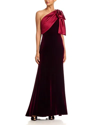 Aqua Velvet Gown - Exclusive In Burgundy