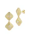 Aqua Vintage Drop Earrings, Exclusive