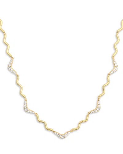 Aqua Wave Necklace, 16-18 - Exclusive In Gold