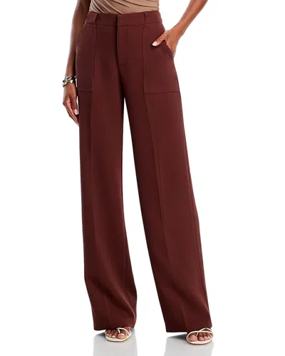 Aqua Wide Leg Pants - Exclusive In Brown
