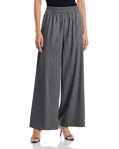 Aqua Wide Leg Pants - Exclusive In Gray