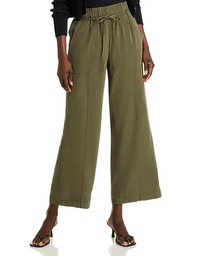 Aqua Wide Leg Pants - Exclusive In Olive