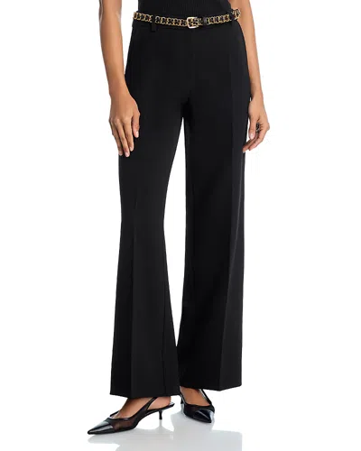 Aqua Wide Leg Trousers - Exclusive In Black