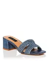 Aqua Women's Calli Sandals - Exclusive In Blue