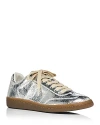Aqua Women's Dafne Lace Up Low Top Sneakers - 100% Exclusive In Silver