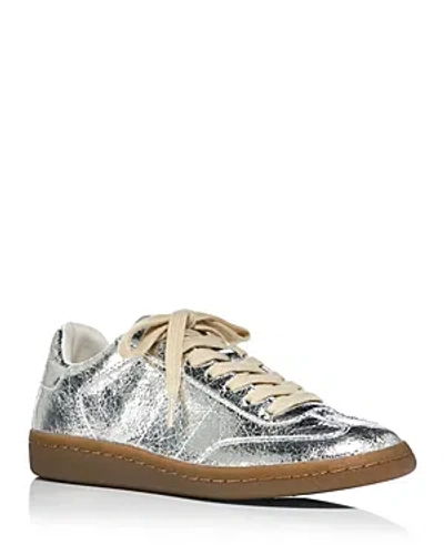 Aqua Women's Dafne Lace Up Low Top Trainers - 100% Exclusive In Silver