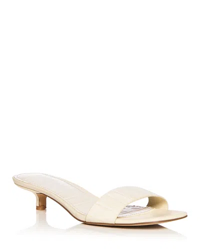 Aqua Women's Etta Sandals - Exclusive In Bone Croco