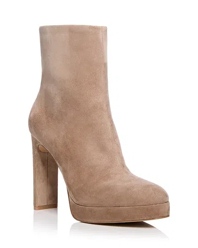 Aqua Women's Fabi Suede Ankle Boots - Exclusive In Neutral