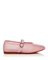 Aqua Women's Goldi Ballet Flats In Light/pastel Pink In Multi