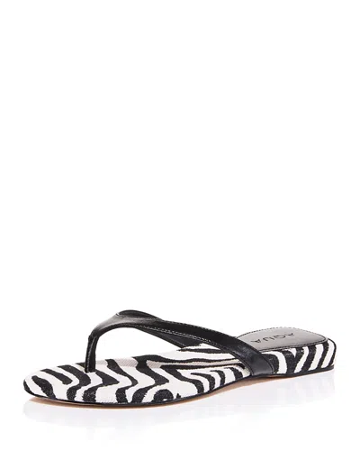 Aqua Women's Jules Embellished Thong Sandals - Exclusive In Multi