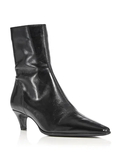 Aqua Women's Kartr Zip Up Ankle Boots - Exclusive In Black