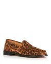 Aqua Women's Kelan Loafer Flats - Exclusive In Leopard