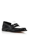 Aqua Women's Kendl Slip On Penny Loafer Flats - 100% Exclusive In Black/white