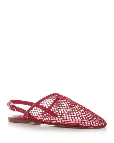 Aqua Women's Krisy Slingback Flats - Exclusive In Red