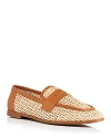 Aqua Women's Neda Slip On Penny Loafer Flats - 100% Exclusive In Natural/raffia