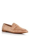 Aqua Women's Neda Slip On Penny Loafer Flats - 100% Exclusive In Tan Suede